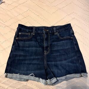 American Eagle Dark Blue Jean Shorts